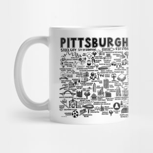 Pittsburgh Map Mug